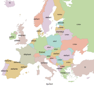 Illustration for article titled Interactive Maps Show How English Words Translate Across Europe
